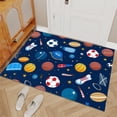 thumbnail image 2 of Sports Balls Area Rugs, Multicolor Game Carpet, Washable Non Slip Low Pile Soft Rug for Bedroom Living Room Decor Mat 5ftx7ft, 2 of 8