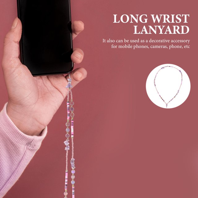 FESTFENDS Lanyard Morado Para Teléfono De Plásticas Con Y Uso Decorativo
