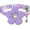 Purple, variant on Small Dog Collar with Flower, Spring Dog Collar for Girl Dog Collars for Small Dogs Cute Dog Collar with Bell, Adjustable Length
