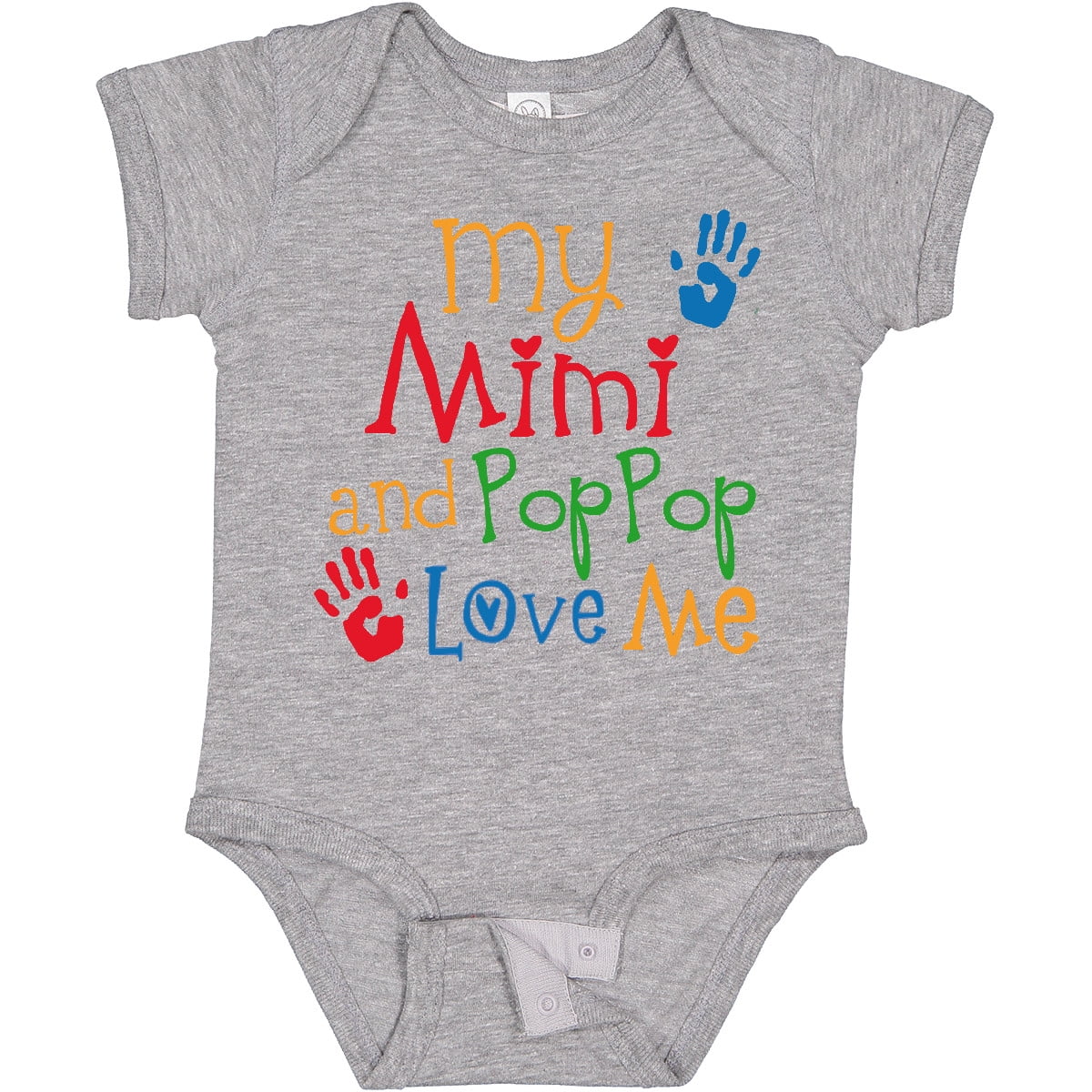 Inktastic Mimi and Poppop Love Me Boys or Girls Baby Bodysuit