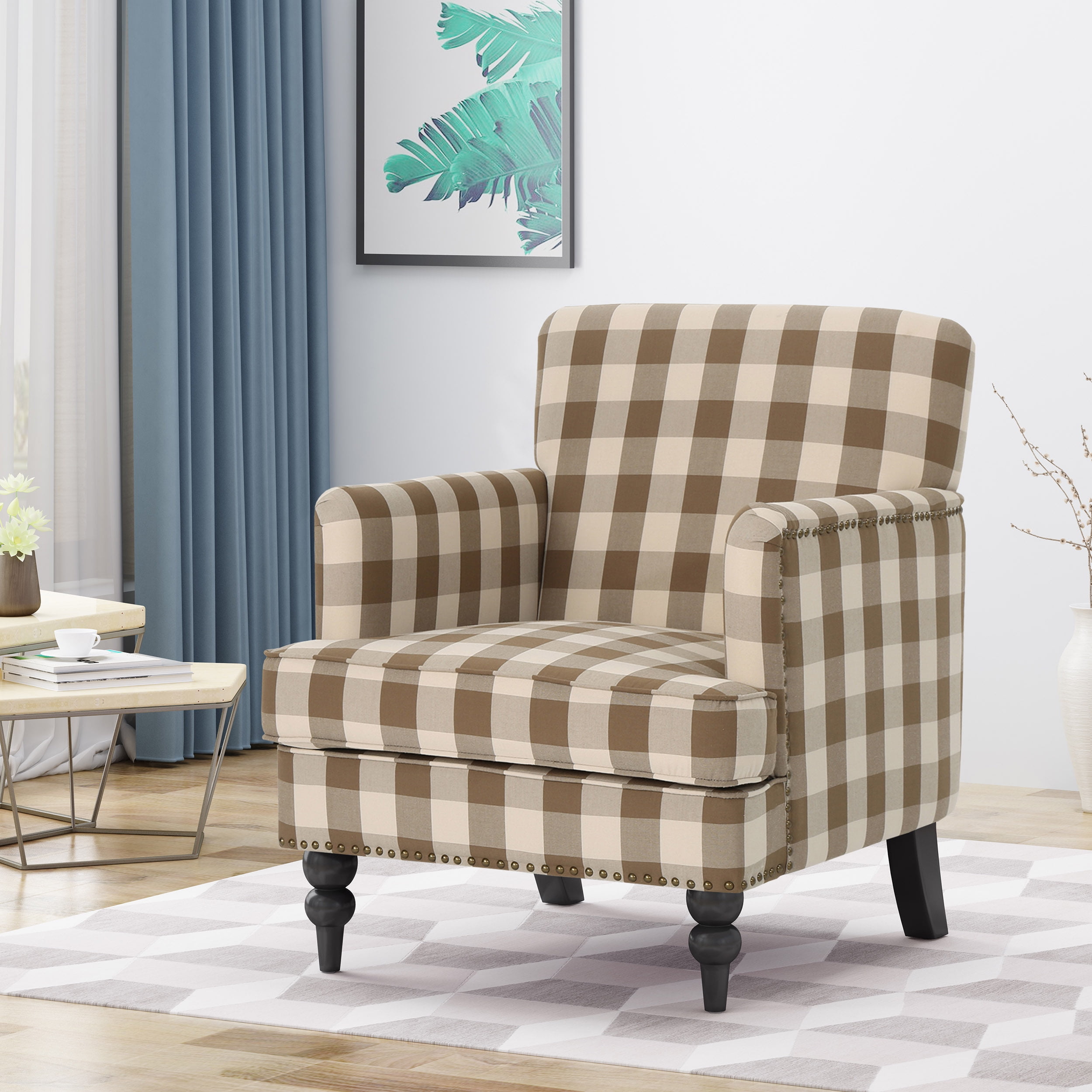 Buffalo check club chair sale