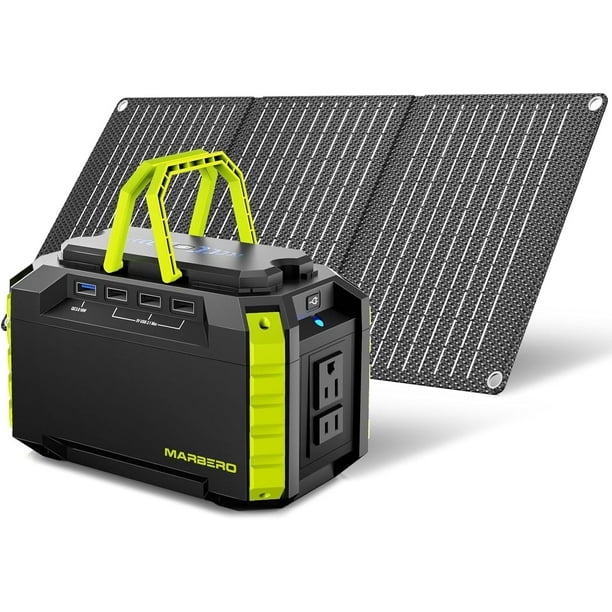 Generador solar MARBERO 150Wh 150W AC USB portátil