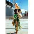 thumbnail image 3 of Women's Striped Woven Jute Beach Tote Bag with Double Handle, 3 of 4