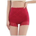 thumbnail image 2 of BLVB Women's Lace Underwear High Waist Boyshorts Panties for Women Soft Stretch Ladies Briefs, 2 of 3