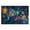 Celestial Planetary Parade Galaxy, variant on Stupell Industries Eclectic Two Suns Galaxy Scene Black Floating Frame Canvas Art, 25 x 17, by Creative Studio