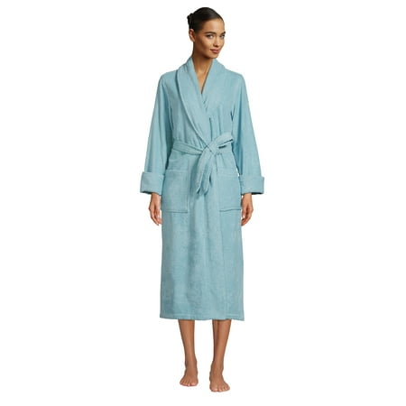 

Lands End Women s Cotton Terry Long Spa Bath Robe