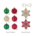 thumbnail image 3 of 50pzs 6cm Esferas Navideñas Fiesta Adornos Arbol Navideñas Malubero Multicolor, 3 of 4