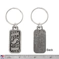 thumbnail image 2 of USA Keychain, Patriot, America, United States, Veteran, Key Fob, Key Ring, Keys, Zipper Pull, Luggage Tag, Backpack, Pewter, Over 300 Keychains Designs, Handmade in the USA A1000KC, 2 of 5
