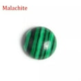 thumbnail image 2 of EOEMY 8mm Round Cabochon Beads Natural Mixed Gemstone Crystal Cab Flatback Chakra Diy-Malachite-5Pcs (Random Pick), 2 of 2