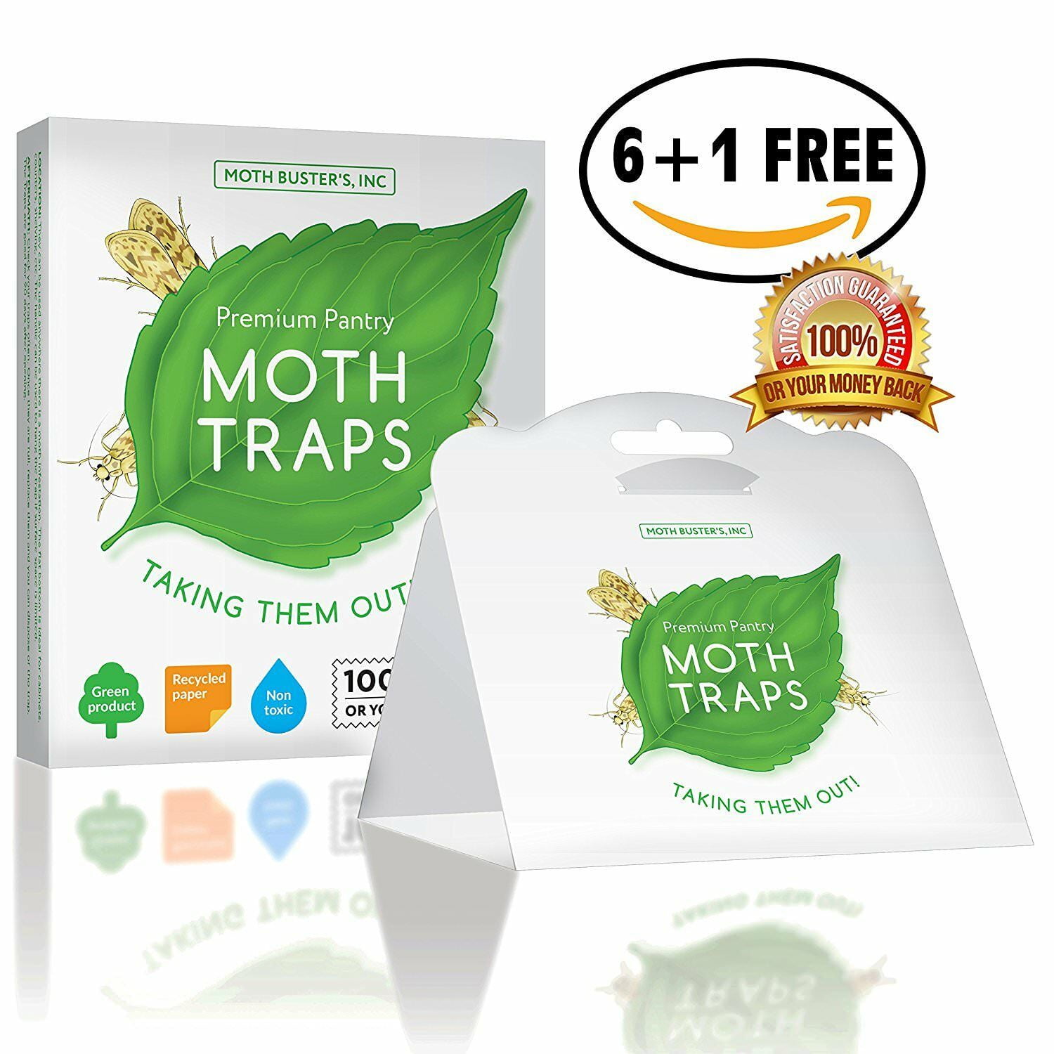 7 Pantry Moth Traps Safe Non Toxic Professional Pheromone Trap No Insecticides Walmart Com Walmart Com