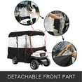 thumbnail image 5 of BENTISM 4 Passenger Golf Cart Cover Driving Enclosure Waterproof Person Roll-up Door, 5 of 9