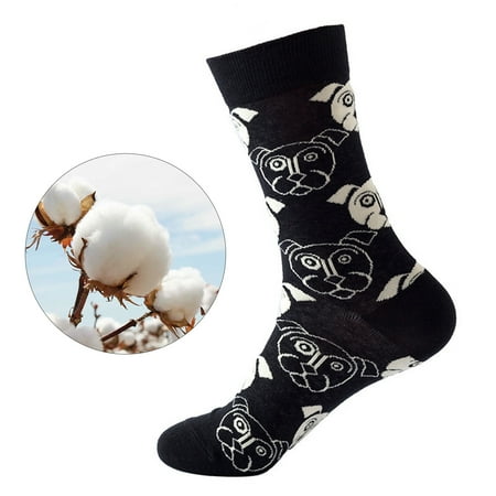 

2 pairs Winter Socks For Mens Womens Socks Print Socks Gifts Cotton Long Funny Socks For Women Novelty Funky Cute Socks Mid Tube Socks Color random