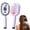 Purple, variant on Electric Spray Massage Comb, Self-Cleaning Anti-Tangle Electric Steam Brush, Electric Spray Cushion Comb for Women, Misting Hair Brush with Built-In Water Spray, for Nourishing, Smoothing (Pink)