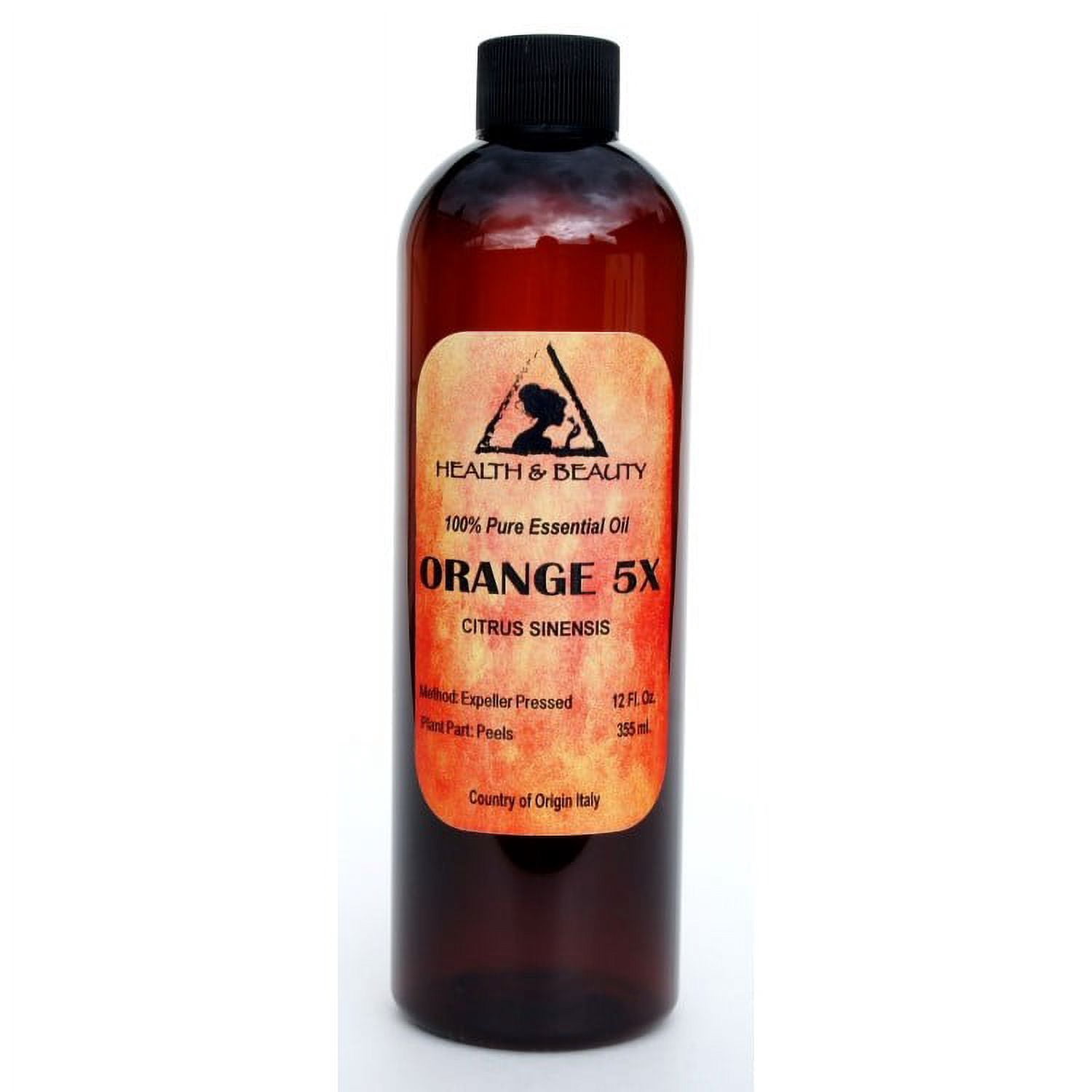 ORANGE 5X (5 FOLD) ESSENTIAL OIL ORGANIC AROMATHERAPY NATURAL 100% PURE 12 OZ