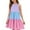 Hot Pink, variant on HNMKIU Girls Dresses for Everyday Wear - Stylish Round Neck Design for Outdoor Activities Casual Outfits for Girls 3 to 14