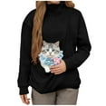 thumbnail image 2 of Neewe Cat Dog Carrier Sweatershirt Big Pet Pouch Sweatshirt Puppy Kitten Holder Carrier Pullover Top Kangaroo Unisex Top, 2 of 6