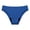 01# Blue, variant on Mid Waisted Bikini Bottoms | Mid Cut Leg, Medium Bum Coverage, Full Lining, Swim, Bathing Suit Briefs for Women (Blue,4XL)
