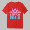 thumbnail image 2 of Byoo Tween Girls Summer Cute T Shirt Little Miss Pre K Letter Print School Short Sleeve Tshirt Soft Pullover Top, 2 of 3
