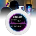 thumbnail image 4 of 2.1 Inch IPS PC Temperature Display for Water Cooling Systems AIDA64 Round Type C PC CPU Data Secondary Monitor with 9 Pin Cable White, 4 of 5