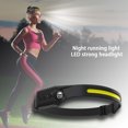 thumbnail image 3 of Linterna Frontal LED XPE+COB Recargable Por USB para Equipo Senderismo Y Acampada, 3 of 9