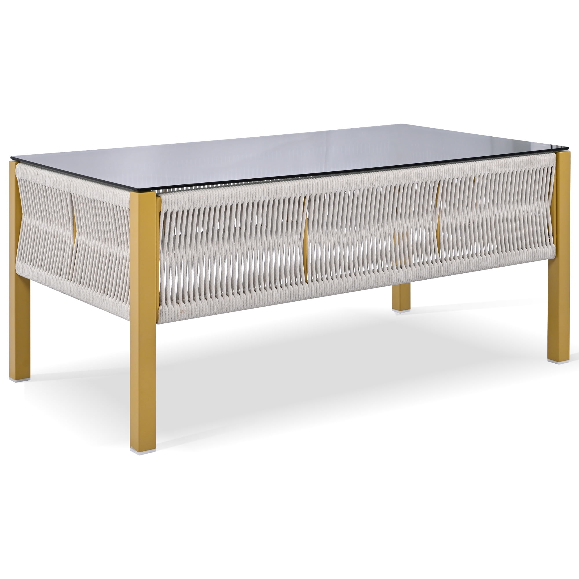 Aimee Lii 4-Pieces Patio Furniture Set, Patio Conversation Set with Tempered Glass Table and Thick Cushion, Outdoor Furniture for Backyard Porch Balcony, Beige Aimee Lii 4-Pieces Patio Furniture Set, Patio Conversation Set with Tempered Glass Table and Thick Cushion, Outdoor Furniture for Backyard Porch Balcony, Beige