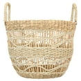 thumbnail image 4 of BHG Natural Handwoven Seagrass Basket with Unique Detailing, 4 of 8