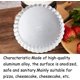 thumbnail image 3 of Molde para Tartas Quiche Pan Antiadherente Fondo Extraíble Bandejas para Pizza Redondo de Aleación de Aluminio Anodizado Lata para Pasteles (20cm, 2pcs, Plata) esquí esquí Gafas de esquí, 3 of 5