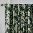 thumbnail image 3 of DriftAway Indoor and Outdoor Polyester Blackout Back Tab Curtain Pair Green,Beige,Multi-color 0.10 in x 84.00 in Set of 2, 3 of 6