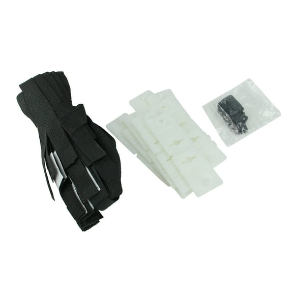 Pool Central Adhesive Straps and Snaps Kit for Cover Reels 8pc 55" - Black