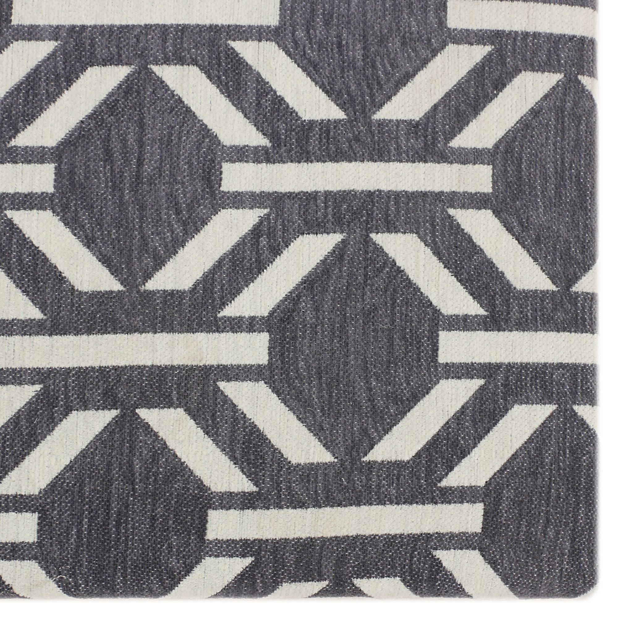 RugSmith Dark Grey Maze Anti-Fatigue Kitchen Mat, 20" x 36"