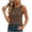 Coffee,#001, variant on Women Sleeveless Crew Neck Tank Top Loose Fit Casual Blouse,L