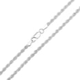 thumbnail image 5 of Thick/Heavy Men's Italian Silver Rope Chain - 22"-30", 5 of 5