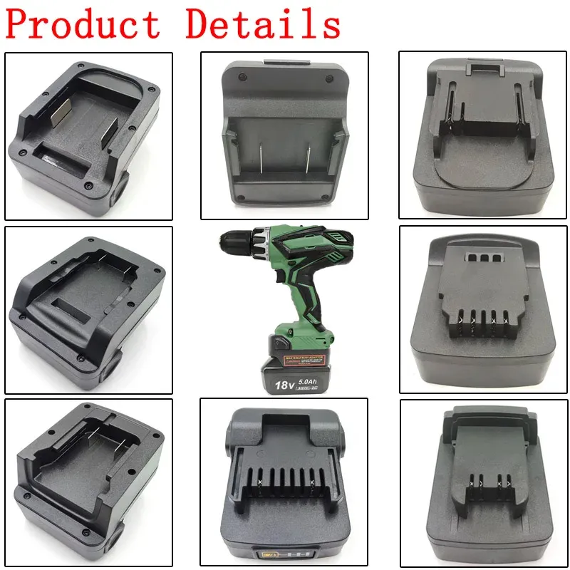 Adapter Converter For Ma*kita 18v  Li-Ion Battery change to For Hita*chi/Hiko*ki 18V Lithium Electrical Power Tool