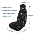 thumbnail image 4 of Yiaed Galaxy Print Car Seat Covers,Universal Auto Seats Protector Fits for Car,SUV Sedan,Truck,Automotive Seat Covers & Accessories(Two packs), 4 of 7