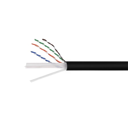 Monoprice Cat6A Plus Ethernet Network Cable - 1000 Feet - Black | 10G  650MHz  UTP  Solid  Riser-Rated (CMR) 23AWG  Bulk Bare Copper - Entegrade Series price history on PriceWatchPro