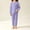 Purple, variant on FSYBOA Girls Outfit Set Size 8, Fall 2 Piece Henley Casual Tops and Pants White