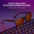 thumbnail image 4 of Gafas para videojuegos Cyxus Orange Blue Light Blocking 8082Z01, 4 of 7