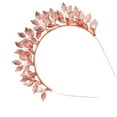 thumbnail image 4 of 1Pc Fashionable Silver Leaf Shape Elegant Bride Crown for Dancing Party Wedding, 4 of 7