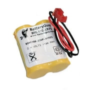 BatteryGuy Replacement for the Lithonia ELB-2P401N Battery - 2.4V 1200mAh / Used in Emergency Lighting (rechargeable)