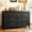 Black + Bedroom + Classic + Metal + A, variant on 9-Drawer Tall Dresser, Black Metal Storage Cabinet with Smooth Gliding Drawers, Space-Saving Chest of Drawers for Bedroom, Living Room, Entryway, Strong 5-Foot Design & Modern Handles