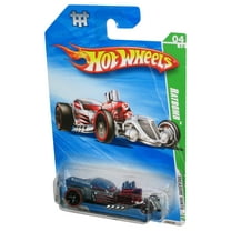 Hot Wheels Treasure Hunts 04/12 (2009) Red & Silver Ratbomb #48/240 - (Creased Card)