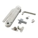 thumbnail image 5 of Bisagra de soporte de tapa de cierre lento, tapa plegable, soporte de tapa, ajustable, tapa aleatoria Plata, 5 of 9