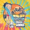 thumbnail image 4 of Wild Bobby Betty Boop Endless Summer Beach Pudgy the Dog Betty Boop Tie-Dye T-Shirt, Aurora, Small, 4 of 4