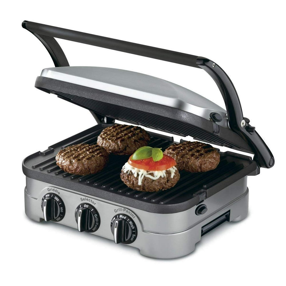 Cuisinart GRID8NPC Griddler Gourmet Countertop 5in1 Panini Grill
