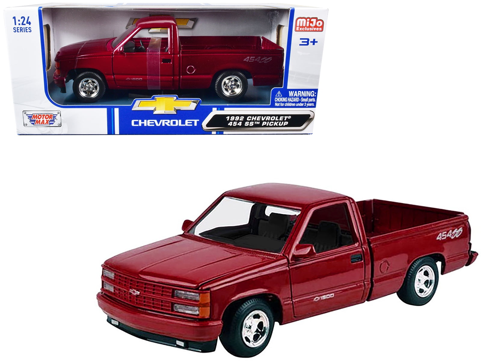Motormax 1992 Chevrolet 454 SS Blue Metallic Toy Chevy