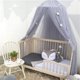 thumbnail image 4 of Cúpula de cama de princesa, dosel redondo de encaje, mosquitera, tienda de campaña, decoración de casa colgante, cortinas de red de encaje, casa de juegos de interior, 4 of 5