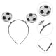 thumbnail image 3 of KAKOWELY Diadema deportiva para fiestas, tocado para eventos deportivos, diadema deportiva con balón, diadema reutilizable para fiestas, 3 of 4