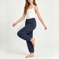 thumbnail image 5 of FAIWAD Kids Plush Lounge Pants Elastic Waist Cable Knit Fleece Pants Boys Girls Soft Fall Winter Wear, 5 of 6