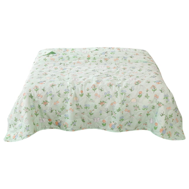 Yhmxh Edredón de verano para cama, sofá, viajes, transpirable, suave, lavable, para adultos y niños.