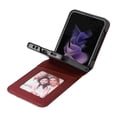 thumbnail image 4 of for Samsung Galaxy Z Flip 4 Wallet Case with Card Holder, Classic Business Style Premium PU Leather Protective Luxury Phone Case Men Women for Samsung Galaxy Z Flip 4,Red, 4 of 10